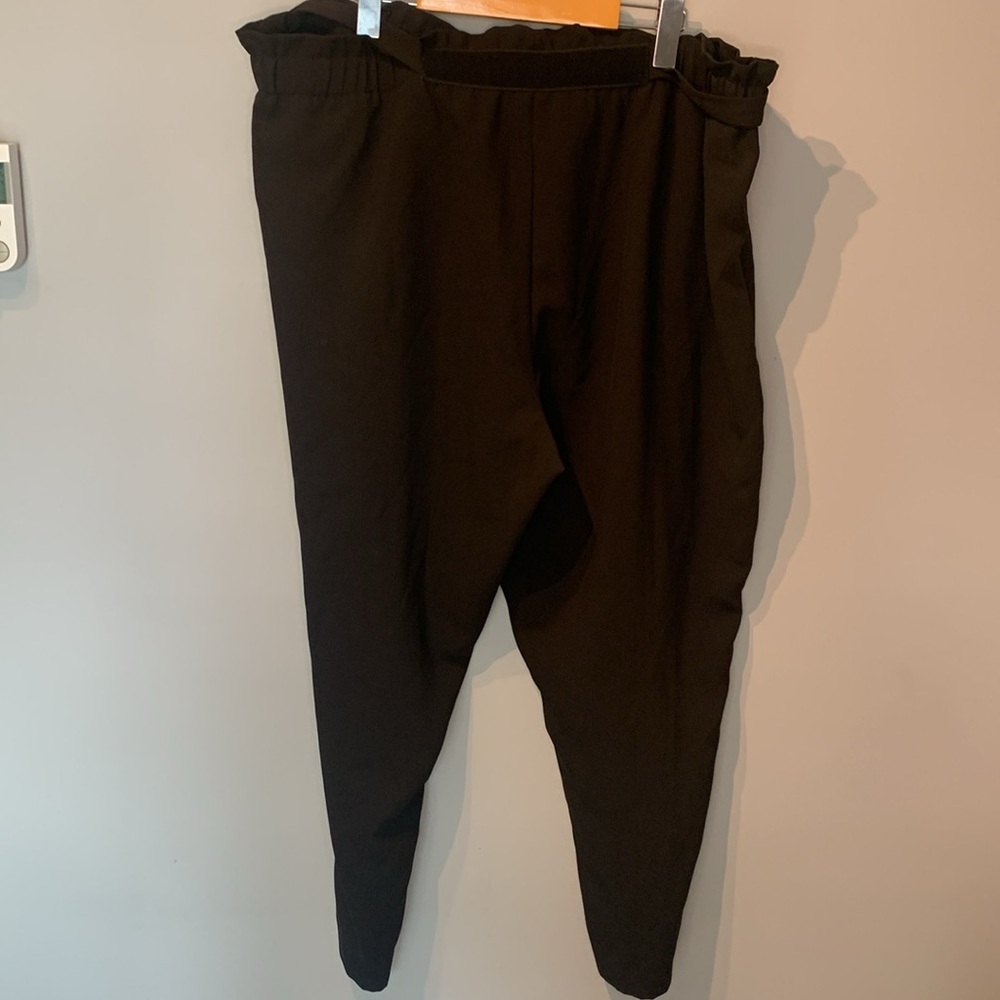 Reitmans Black Paperbag Waist Tie Pants - Picture 3 of 7